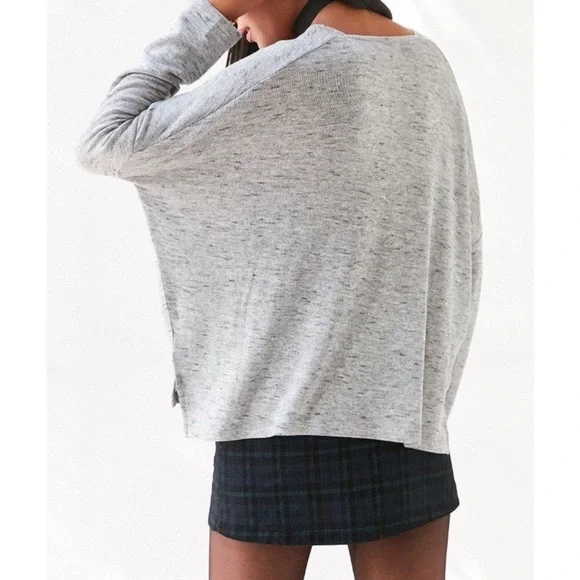 Urban Outfitters BDG V-Neck Drop Shoulder Sweater Light Chest Pocket SzXS/TP - Picture 4 of 7
